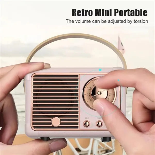 Vintage Retro Wireless Mini Bluetooth Speaker