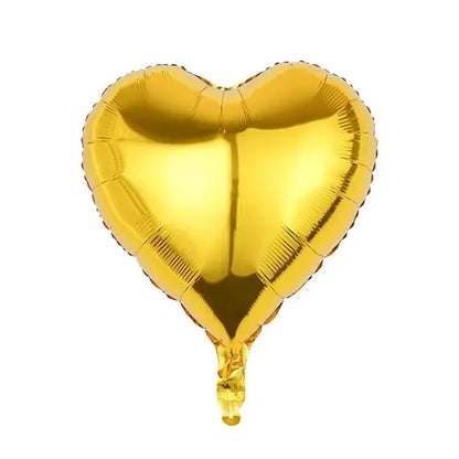 18" Party Decor Heart Shaped Mylar Foil Balloons