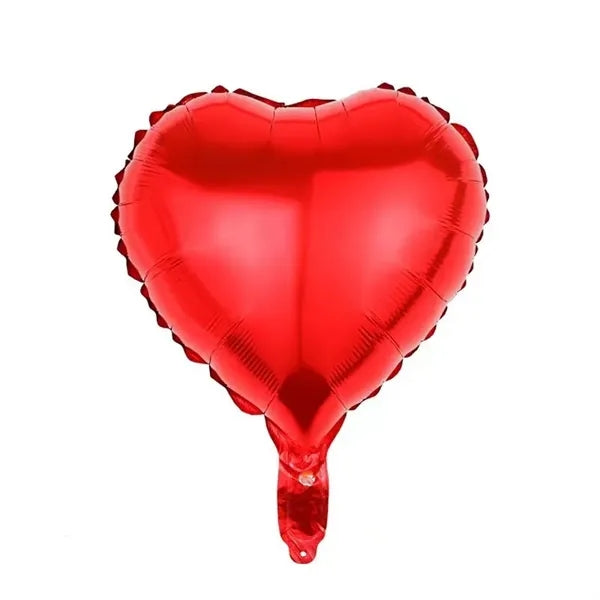 18" Party Decor Heart Shaped Mylar Foil Balloons