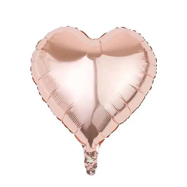 18" Party Decor Heart Shaped Mylar Foil Balloons