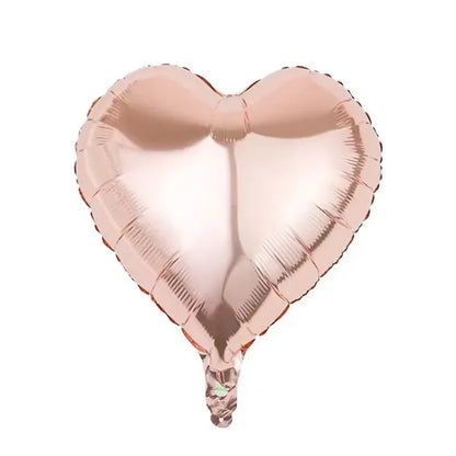 18" Party Decor Heart Shaped Mylar Foil Balloons