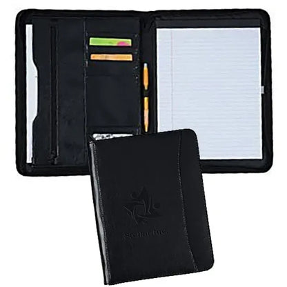 Zippered Portfolio - Leather