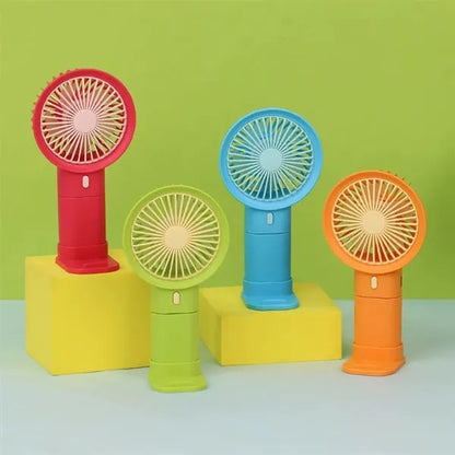 Multi-Function Handheld Fan With Stand Base