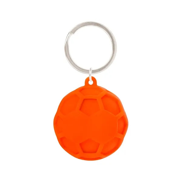 Silicone Squish Ball Keychain