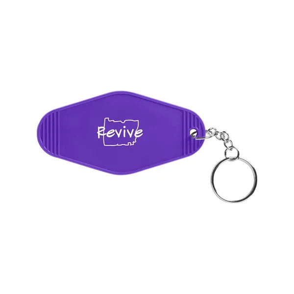 Recycled ABS Motel Keychain