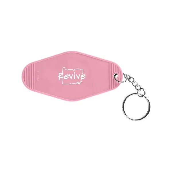 Recycled ABS Motel Keychain