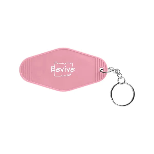 Recycled ABS Motel Keychain