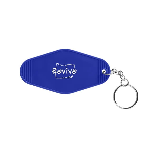 Recycled ABS Motel Keychain