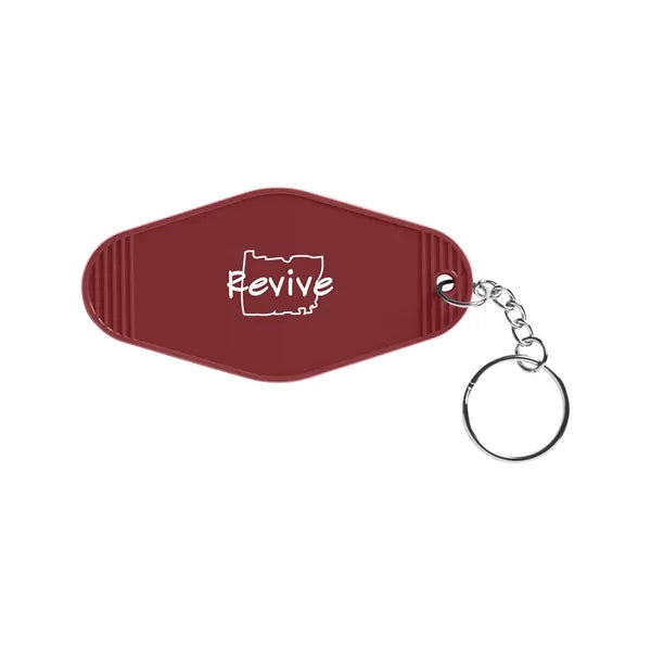 Recycled ABS Motel Keychain