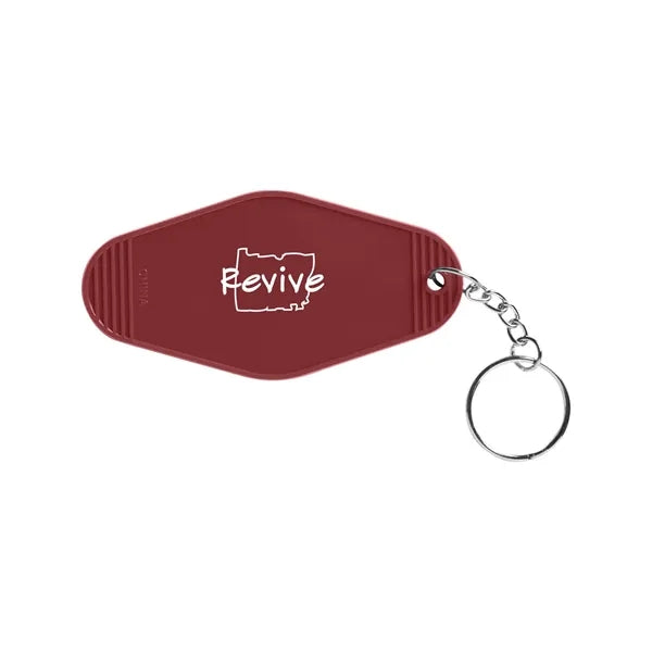 Recycled ABS Motel Keychain