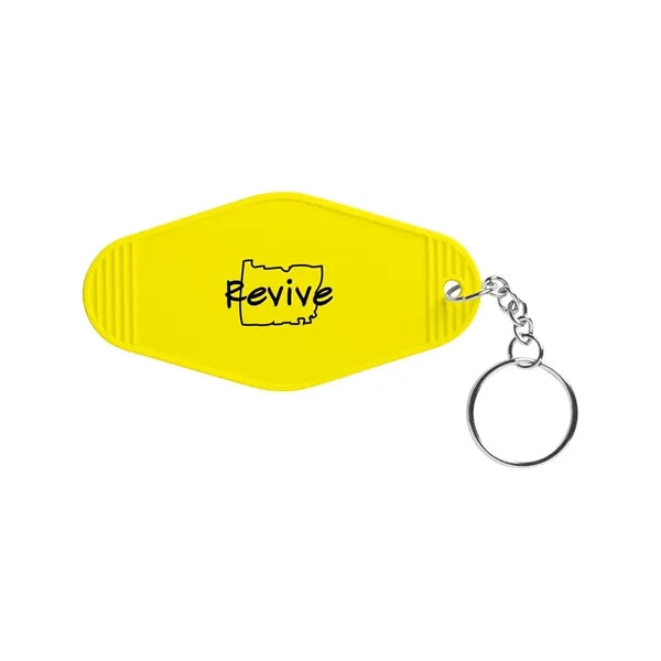 Recycled ABS Motel Keychain