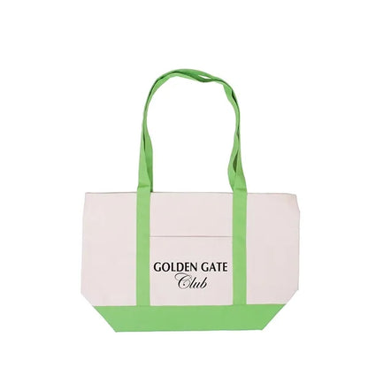 Cotton Canvas Boat Tote Bag