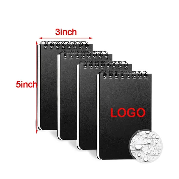 A7 Custom Printed Waterproof Pocket Spiral Notebook