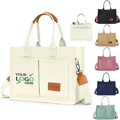 Canvas Tote Shoulder Handbag