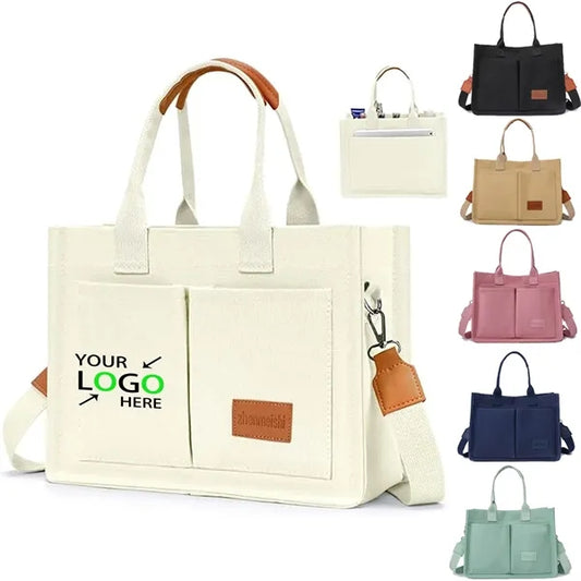 Canvas Tote Shoulder Handbag