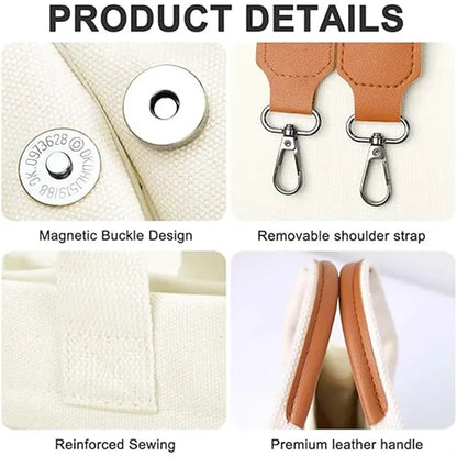 Canvas Tote Shoulder Handbag
