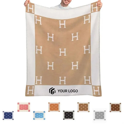 Office home single nap air conditioning wool sofa blanket