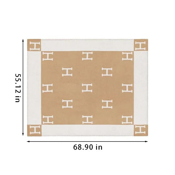 Office home single nap air conditioning wool sofa blanket