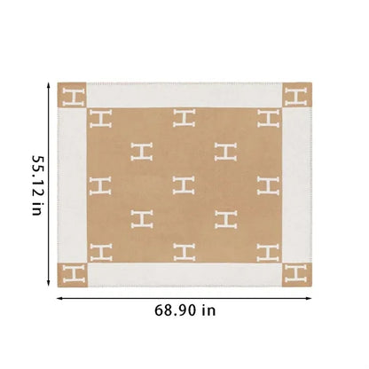 Office home single nap air conditioning wool sofa blanket