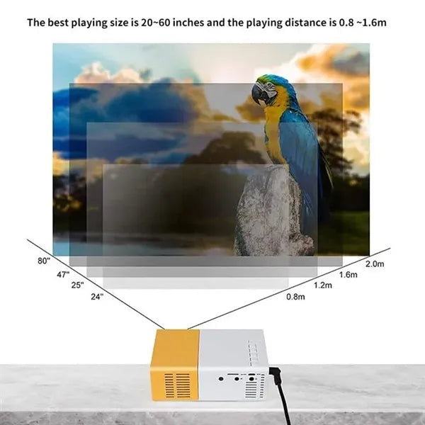 1080P Full HD Portable Mini Projector