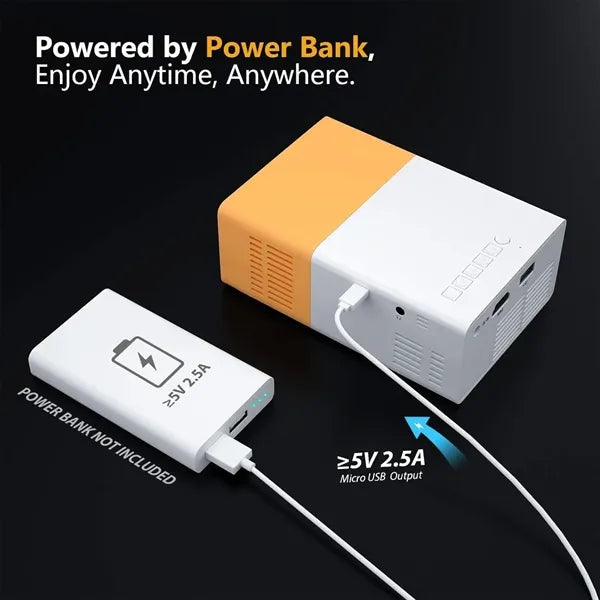 1080P Full HD Portable Mini Projector