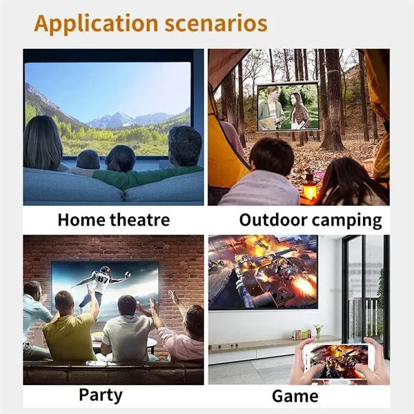 1080P Full HD Portable Mini Projector