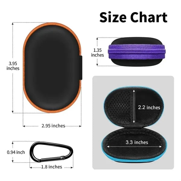 Earbud Case Portable EVA Carrying Case