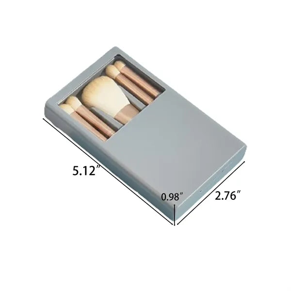 Premium Makeup Brush Set With Mirror Case