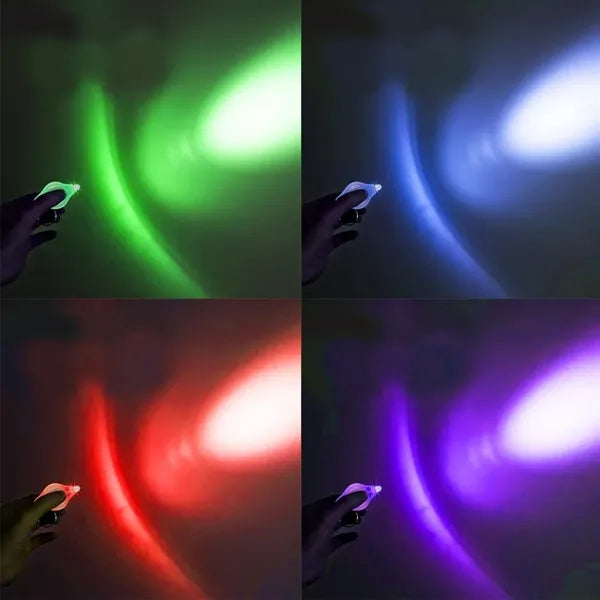 Multipurpose Plastic UV Flashlight LED Keychain 2''x1''