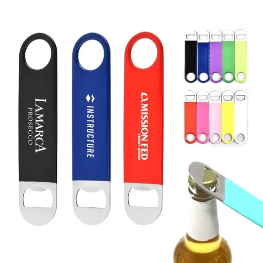 Vinyl Wrapped Paddle Style Bottle Opener