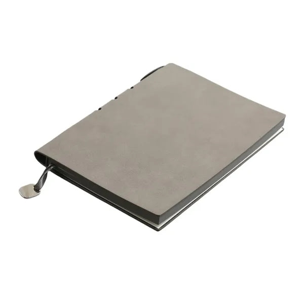 A5 PU Leather Thicken Binding Notebook with Side Pen Holder