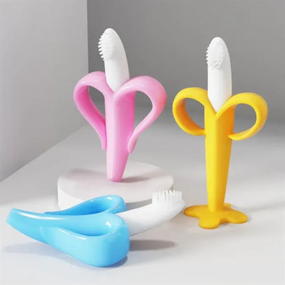 Soft Silicone Easy-Grip Dishwasher Safe Baby Teether