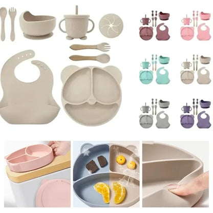 Silicone Baby Feeding Set