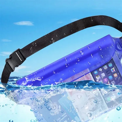Three-layer Seals Waterproof Cellphone Protection Waist Pack