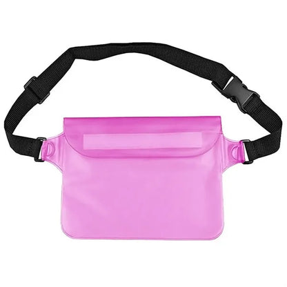 Three-layer Seals Waterproof Cellphone Protection Waist Pack