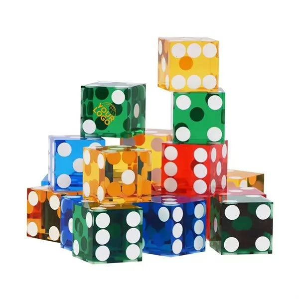 19MM Pro Vegas Casino Style Craps Dice Set of 5