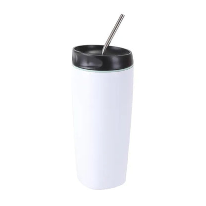 20oz Stainless Steel Vacuum Insulated Sports Tumbler Straw