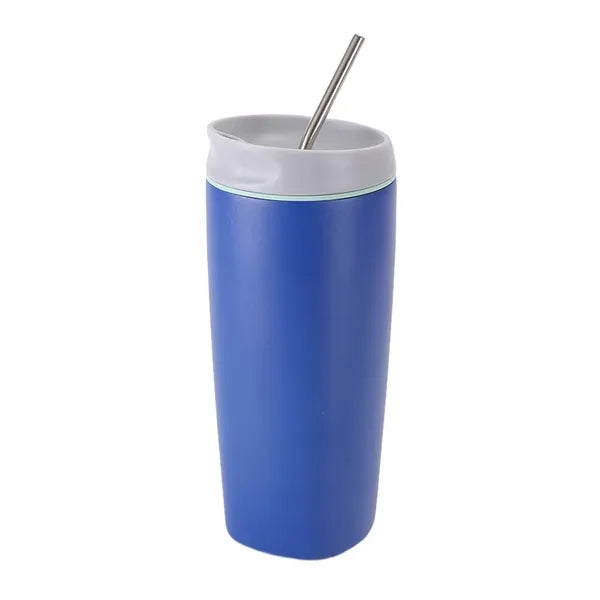 20oz Stainless Steel Vacuum Insulated Sports Tumbler Straw