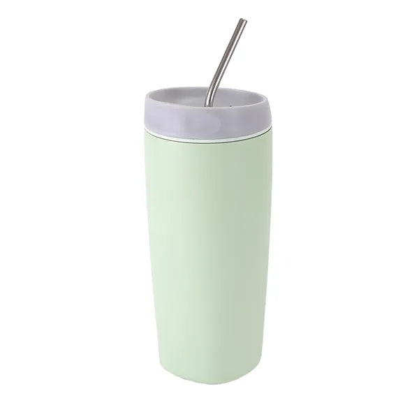 20oz Stainless Steel Vacuum Insulated Sports Tumbler Straw
