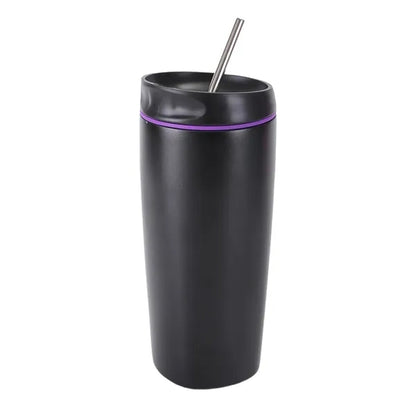 20oz Stainless Steel Vacuum Insulated Sports Tumbler Straw
