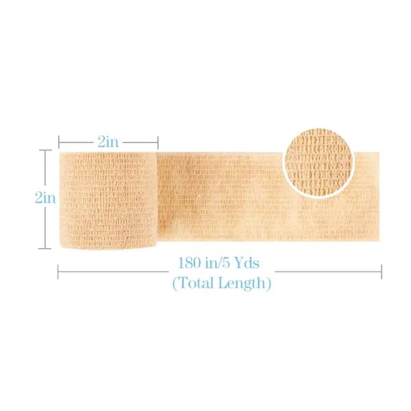 Non-woven Self-Adherent Elastic Bandage Wrap for Support