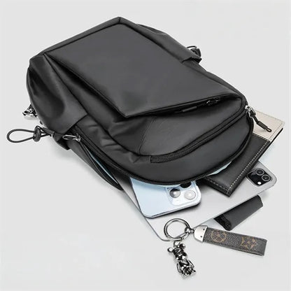 Oxford Crossbody Sling Bag For Men Travel Shoulder Pack