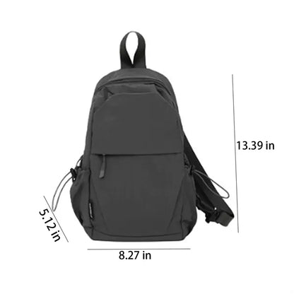 Convertible Backpack With Zipper Strap Single Or Double Use
