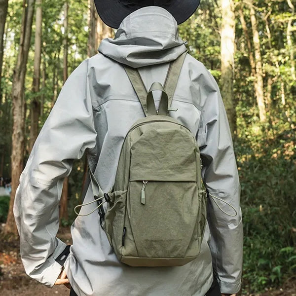 Convertible Backpack With Zipper Strap Single Or Double Use