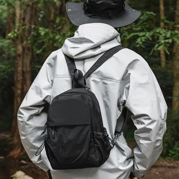 Convertible Backpack With Zipper Strap Single Or Double Use