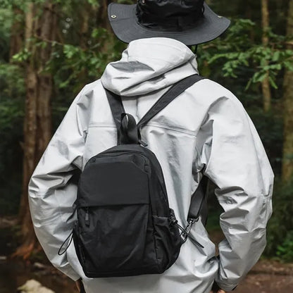 Convertible Backpack With Zipper Strap Single Or Double Use