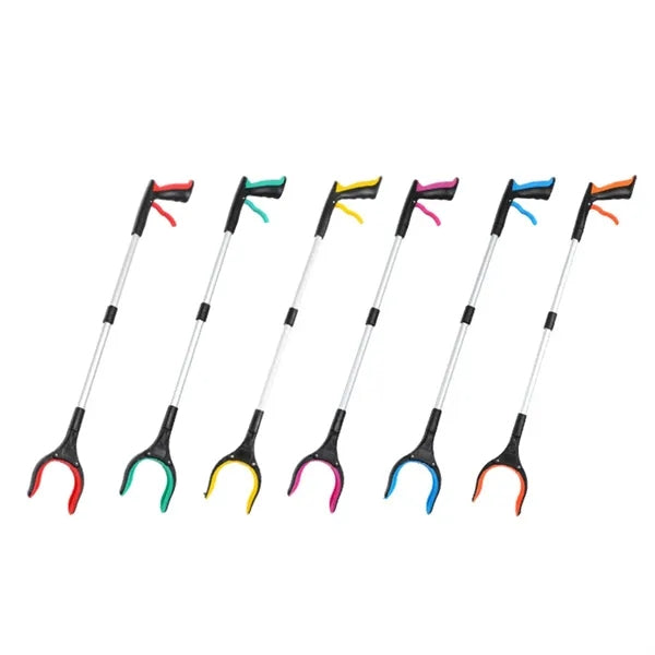 Foldable Trash Reacher Grabber Tool w/ Rotating Magnetic Jaw