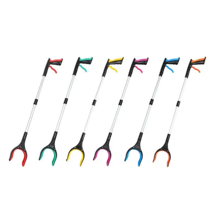 Foldable Trash Reacher Grabber Tool w/ Rotating Magnetic Jaw