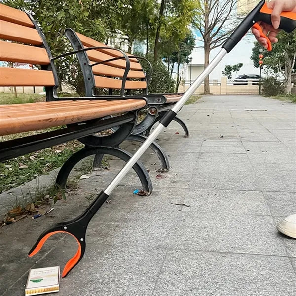 Foldable Trash Reacher Grabber Tool w/ Rotating Magnetic Jaw