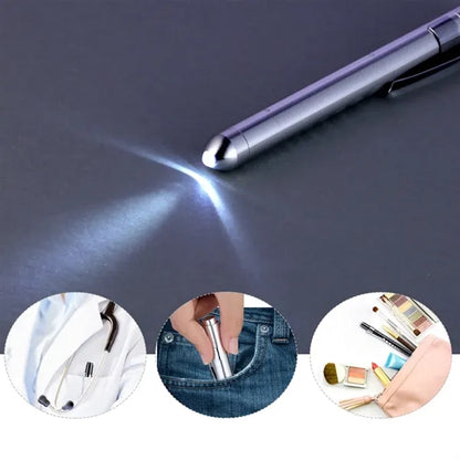 Medical LED Penlight with Pupil Gauge for Exams